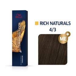 Wella Koleston Perfect Me Rich Naturals 4/3 Καστανό Χρυσό 60ml