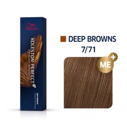 Wella Koleston Perfect Me Deep Browns 7/71 Ξανθό Καφέ Σαντρέ 60ml