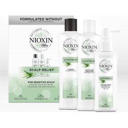 Nioxin Scalp Relief Kit (Shampoo 200ml, Conditioner 200ml, Treatment 100ml)